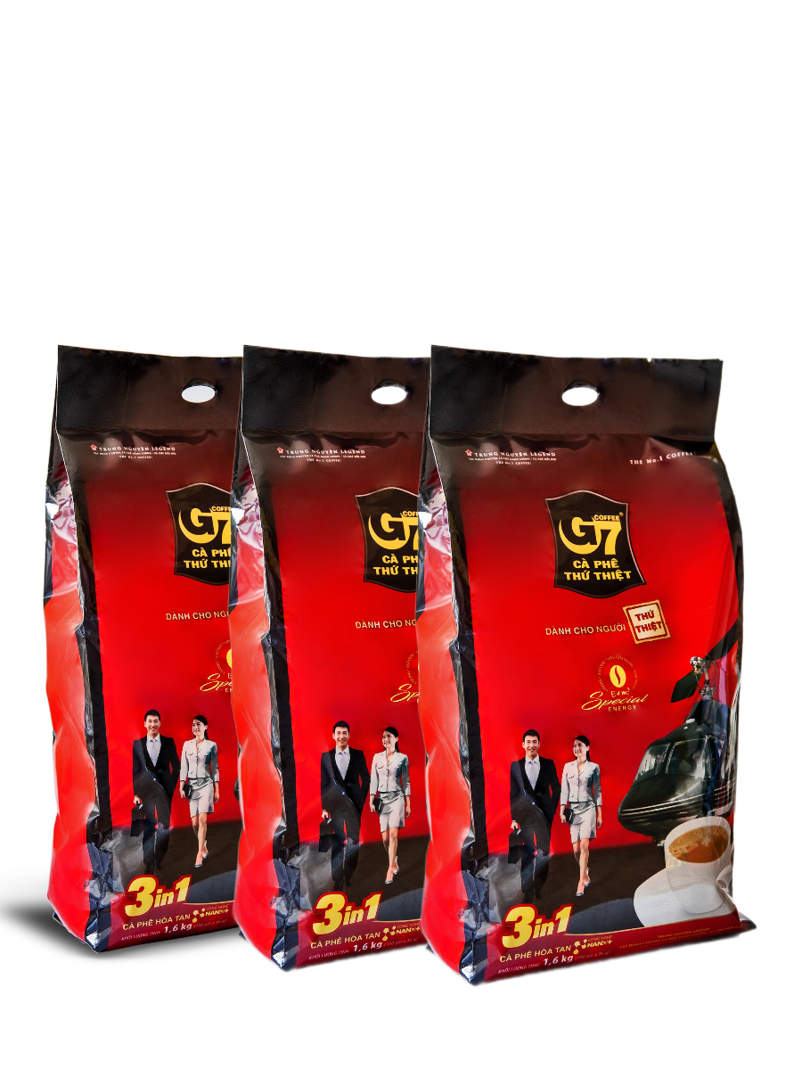 Набор кофе растворимый Trung Nguyen G7 Classic 3 in 1 3 упаковки №100
