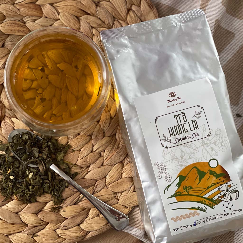 PHUONG Vy - Чай зеленый неферментированый с жасмином, 200 гр._5