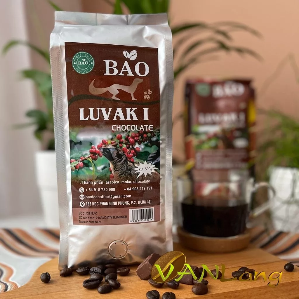 Кофе в зернах BAO - Luvak I (Лювак), 2 шт по 500 г, набор_4