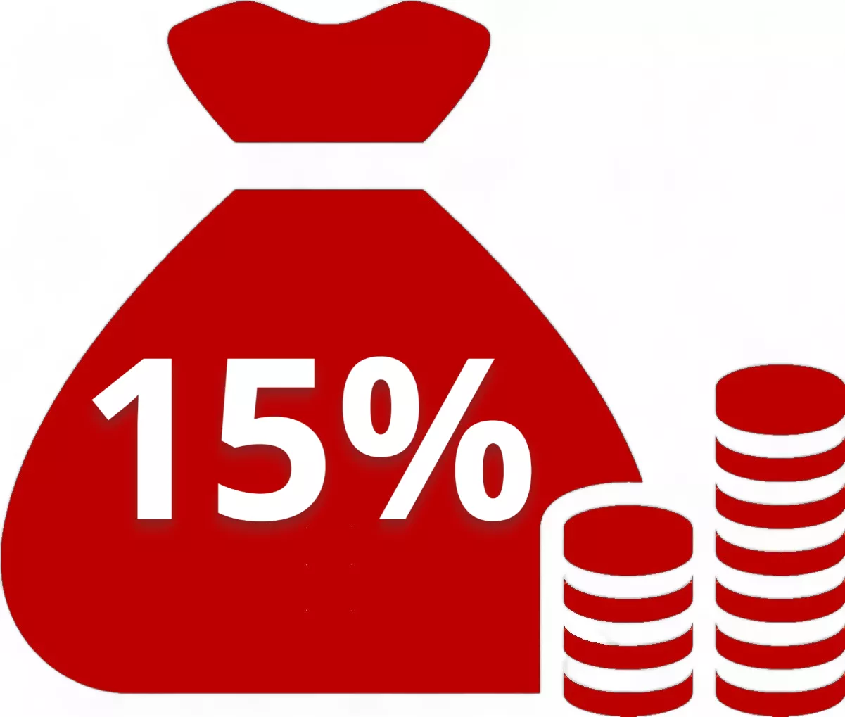 15% от покупки на бонусный счёт