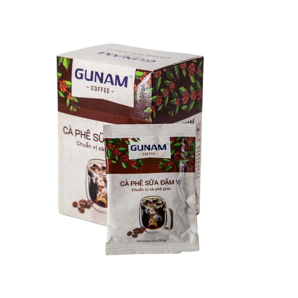 GUNAM - Крепкий с молоком (3в1) 10 пак.