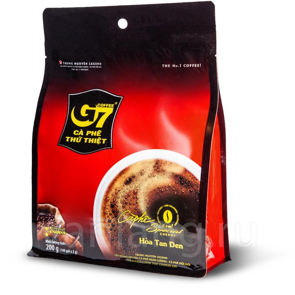 Trung Nguyen - G7 Black coffee 100 пак.