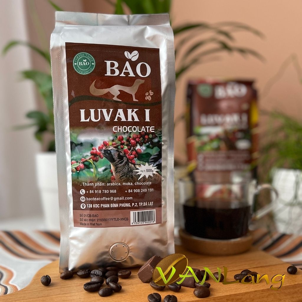 Кофе в зернах BAO - Luvak I (Лювак), 2 шт по 500 г, набор_4