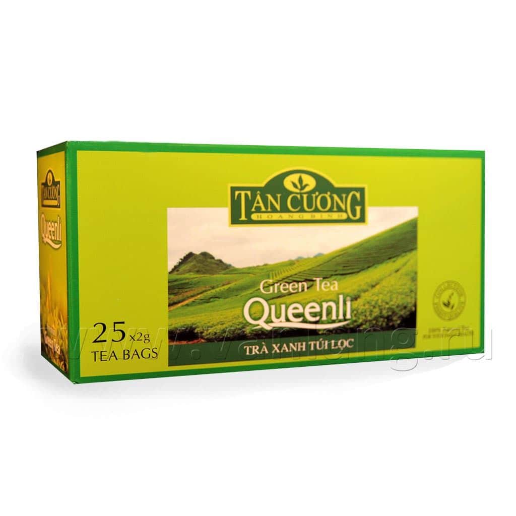 TAN CUONG - Зеленый пакетированный чай 25 пак._2