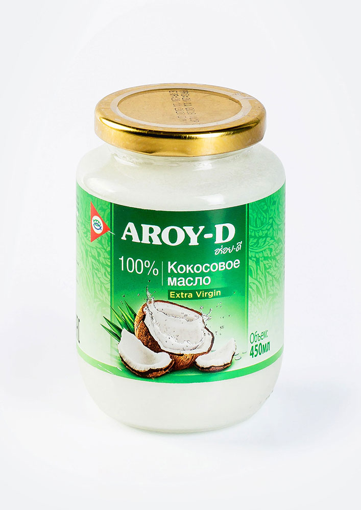 AROY-D - Кокосовое масло (extra virgin) 100% - 450 мл 