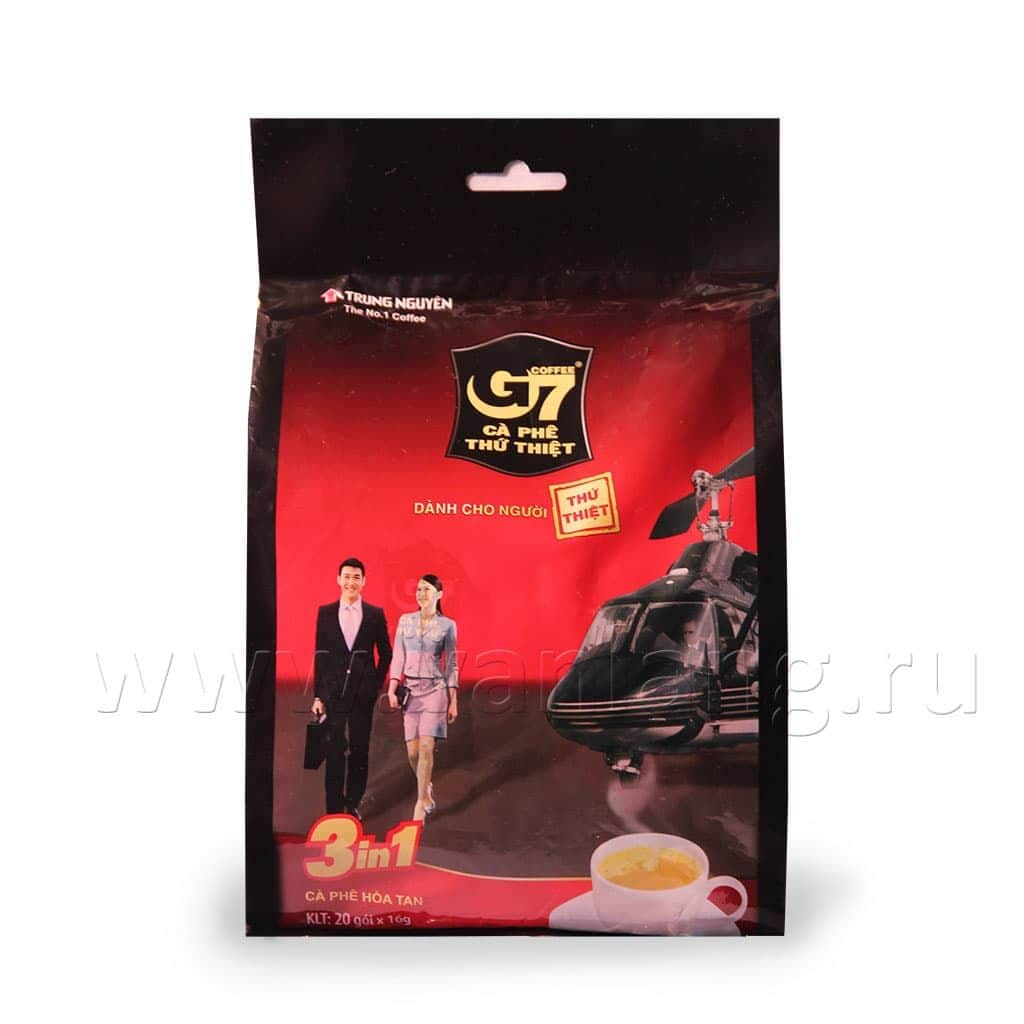 Trung Nguyen - G7 coffee (3в1) 20 пак.