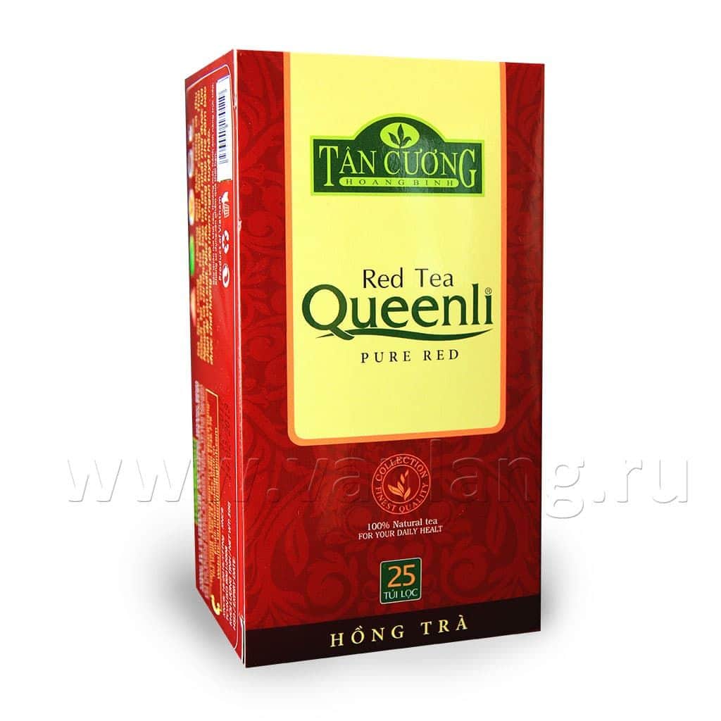 TAN CUONG  - Чай черный пакетированный Queenli Red Herb 25 пак._2