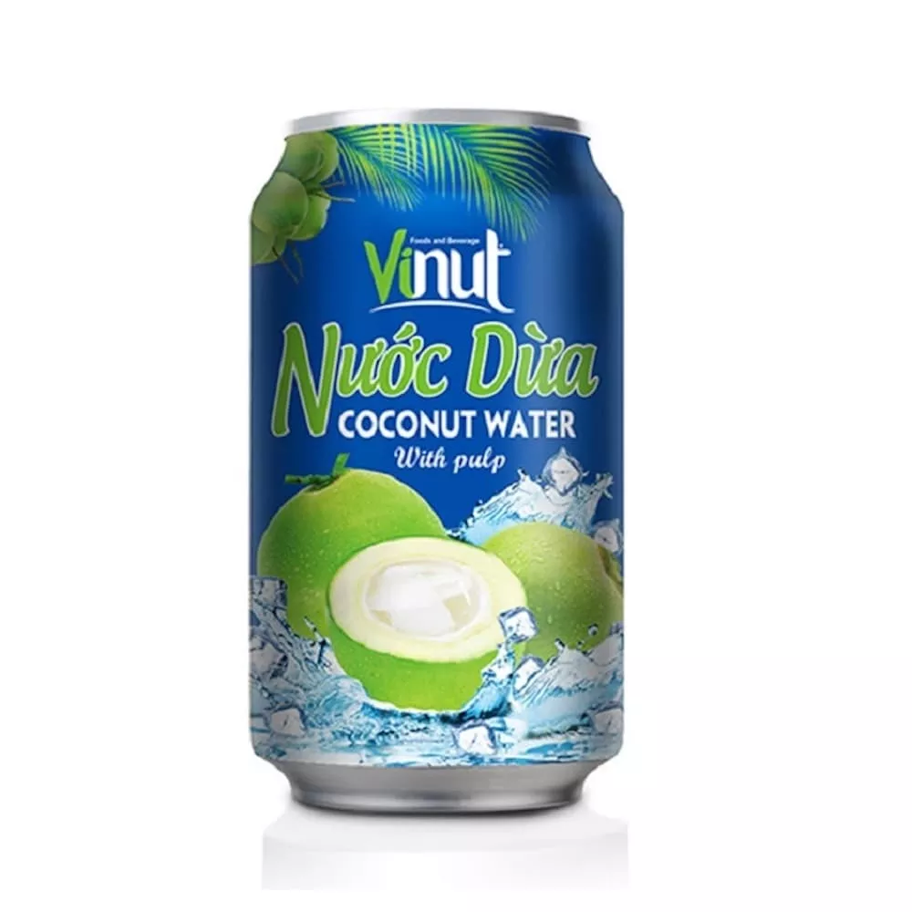 Напиток Vinut - Кокосовая вода с мякотью, 330 мл