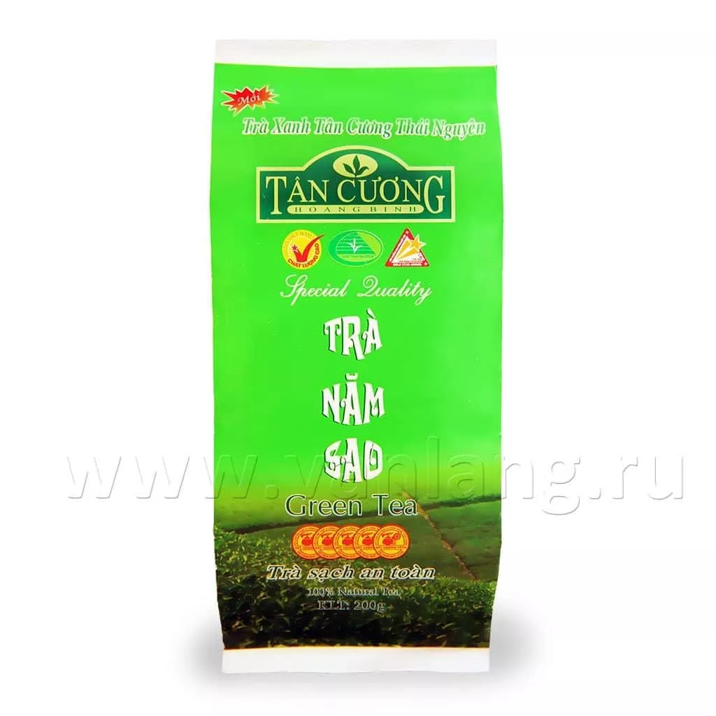 TAN CUONG - Зеленый чай 5 звезд 200г