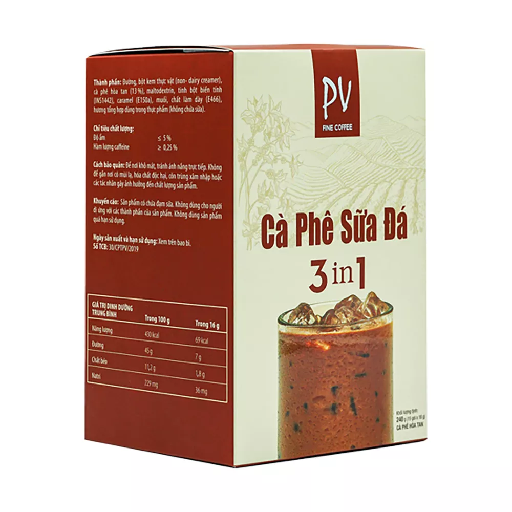 Phuong Vy - 3 в 1 PV FINE COFFEE 240гр (15 пак.)_5